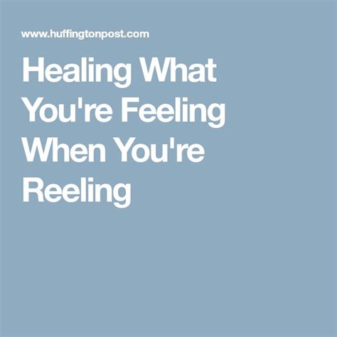 Reeling feeling .
